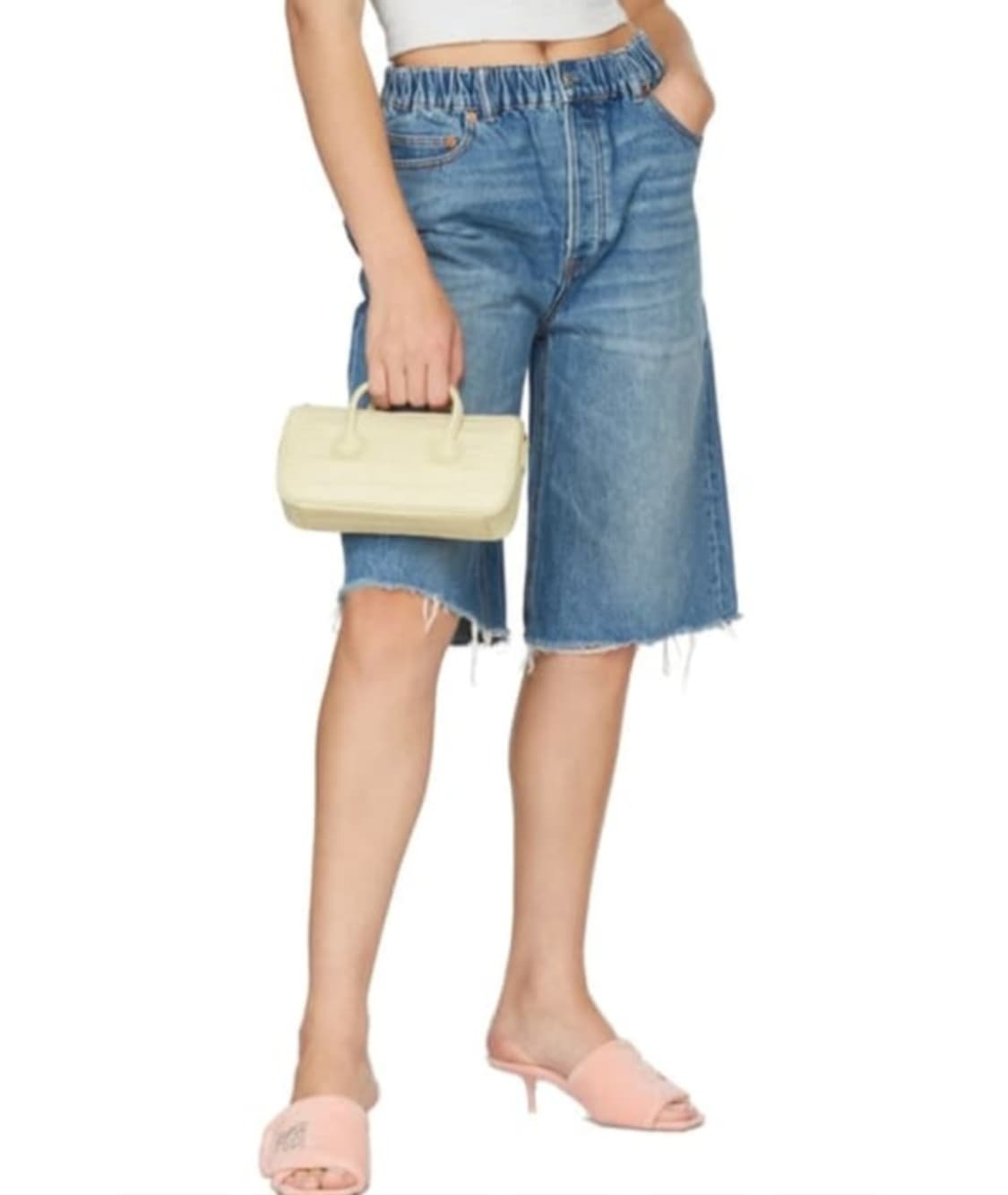 [정품] 알렉산더왕 오버핏 데님 쇼츠 상품이미지2