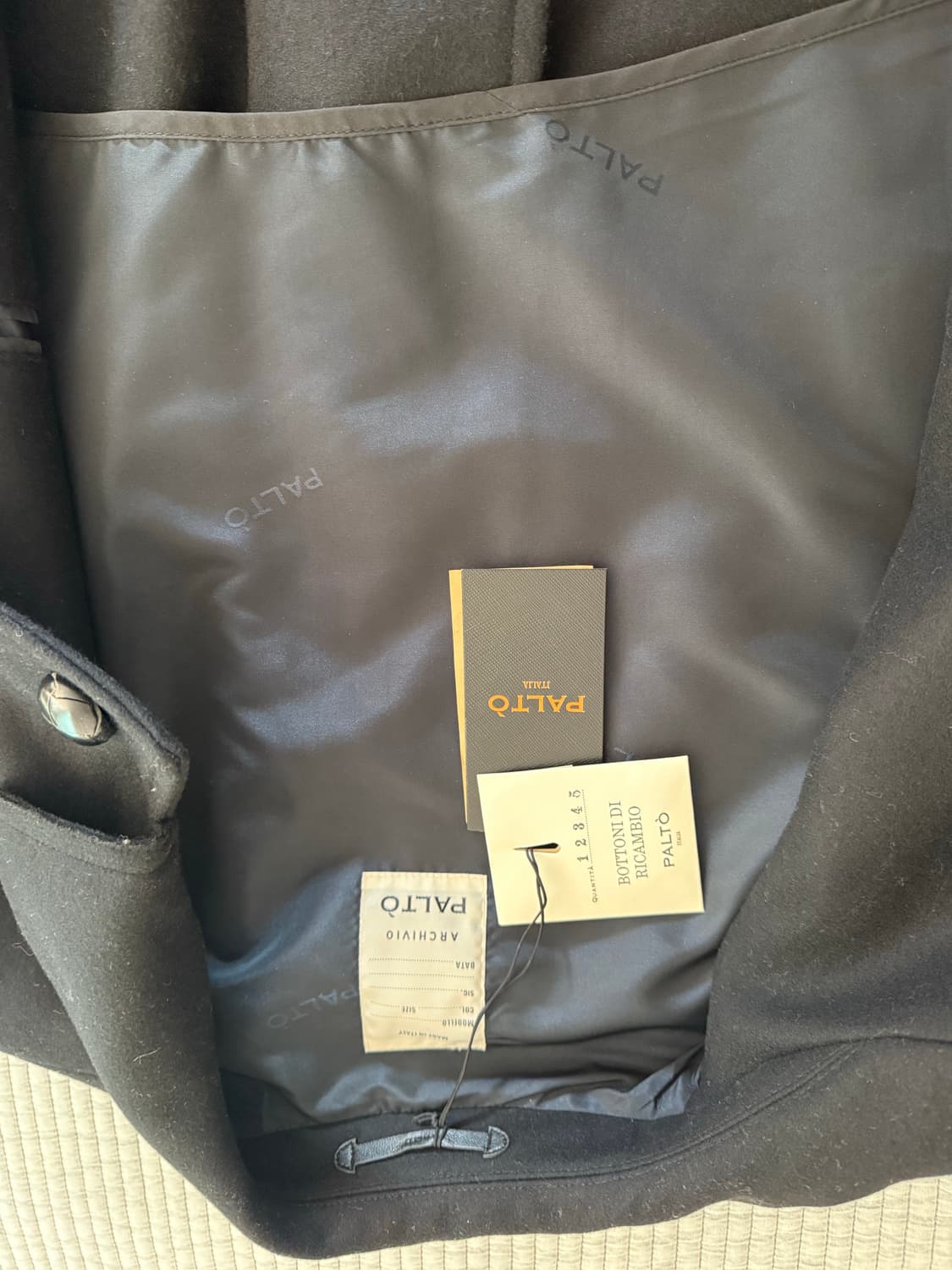 팔토(palto)/블랙 로덴 코트/50(105)  상품이미지3