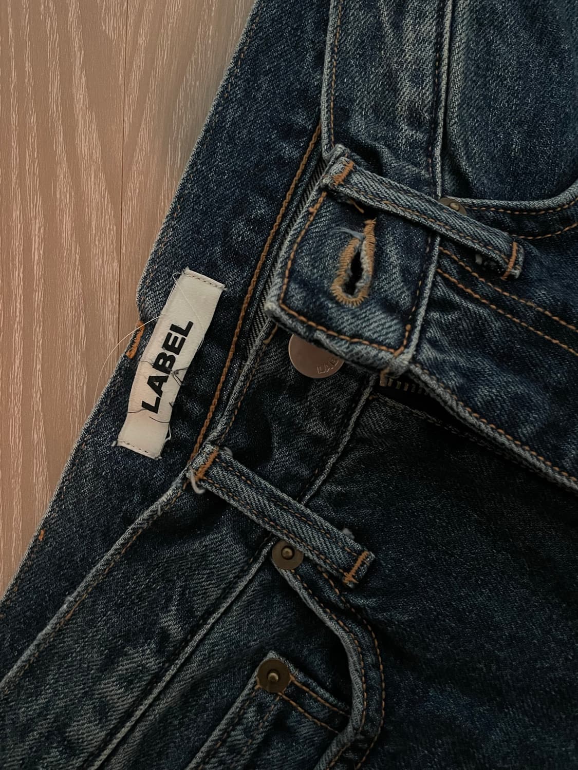 라벨아카이브 와이드 핏 데님 청바지 상품이미지9