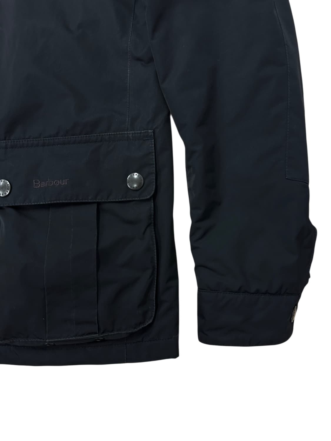 바버 고어텍스 누빔자켓 블랙네이비 (M) 상품이미지7