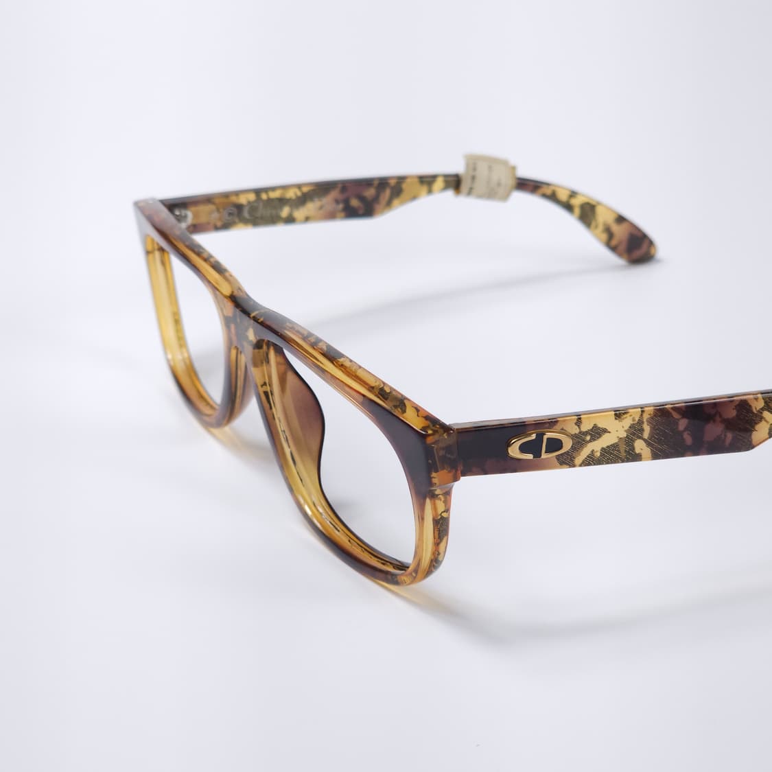 90년도 크리스챤디올 올드빈티지 뿔테 안경 상품이미지4