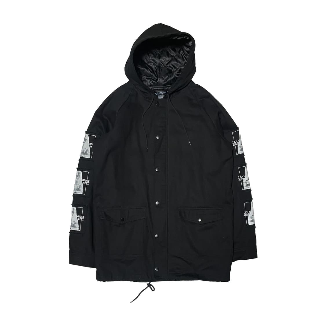 아임낫어휴먼비잉 패치 후드 자켓 상품이미지1