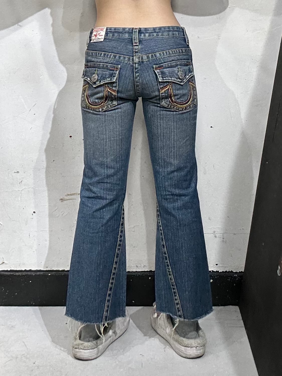 USA 트루 릴리전 조이 빅 티 부츠컷 플레어진 청바지 데님 팬츠 28 상품이미지1