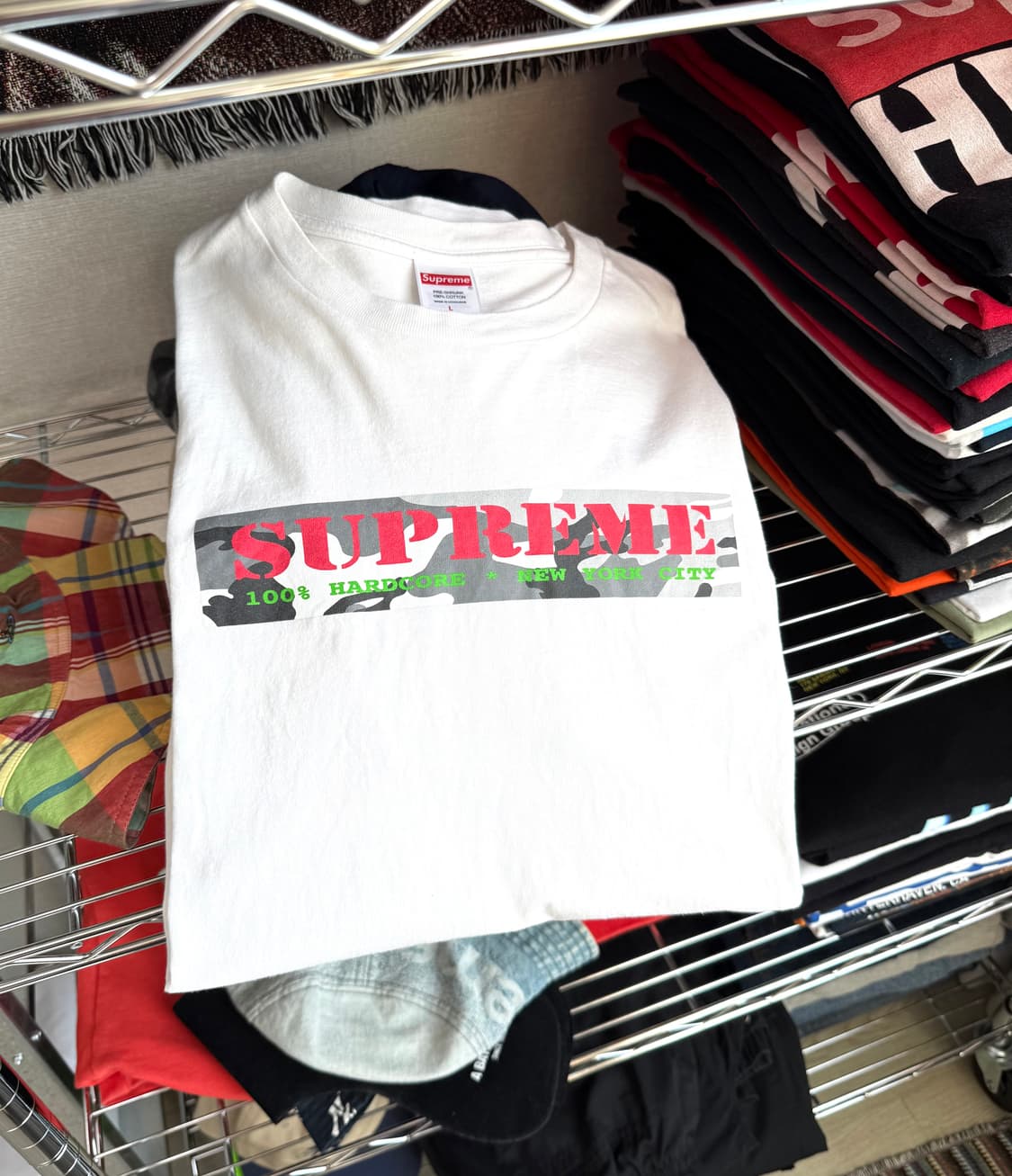 슈프림 하드코어 반팔 티셔츠 상품이미지2