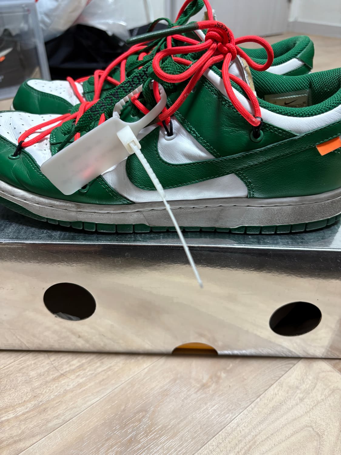 나이키 오프화이트 덩크 그린 상품이미지3