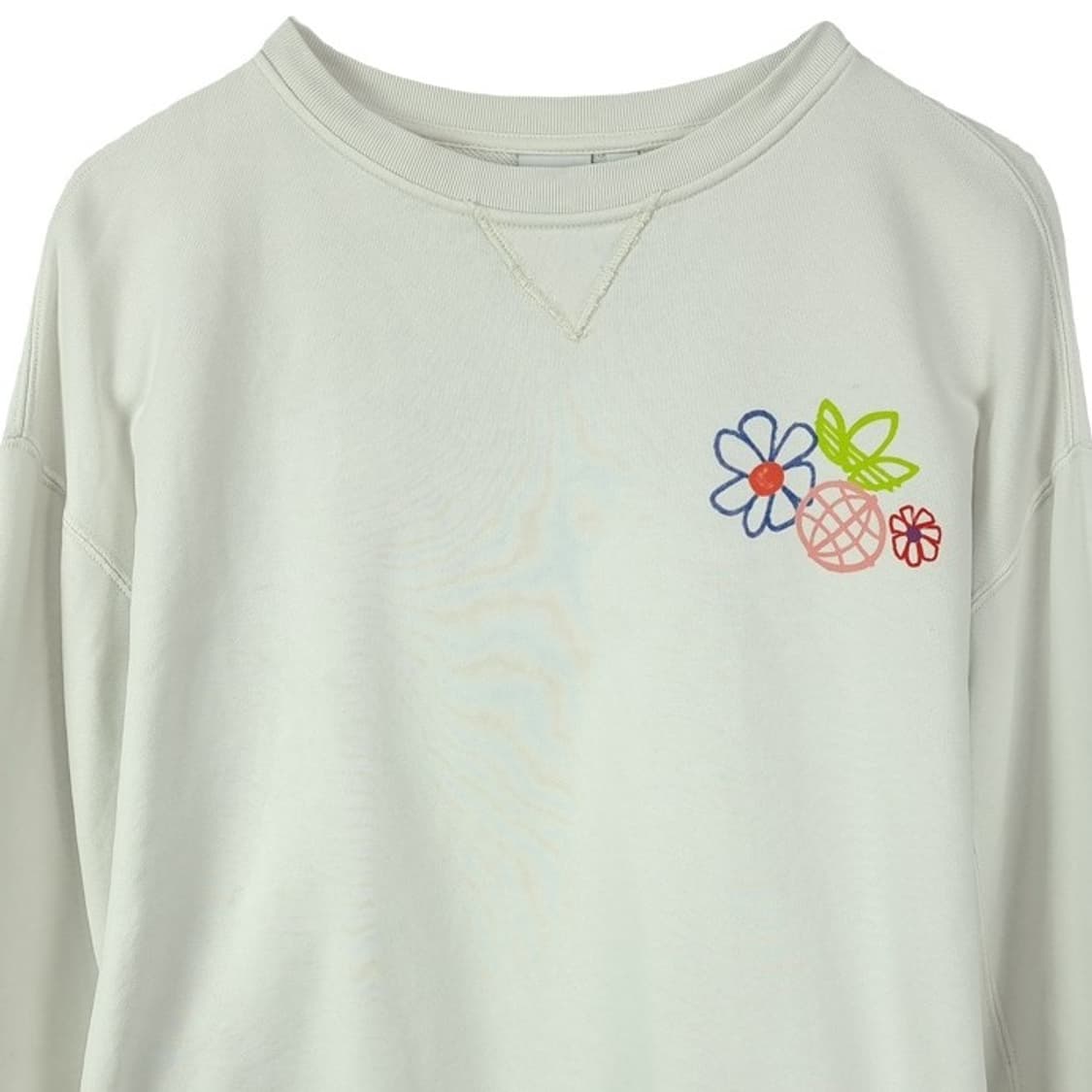 [ADIDAS] 아디다스 플라워 자수 오버핏 맨투맨 M16469 상품이미지4