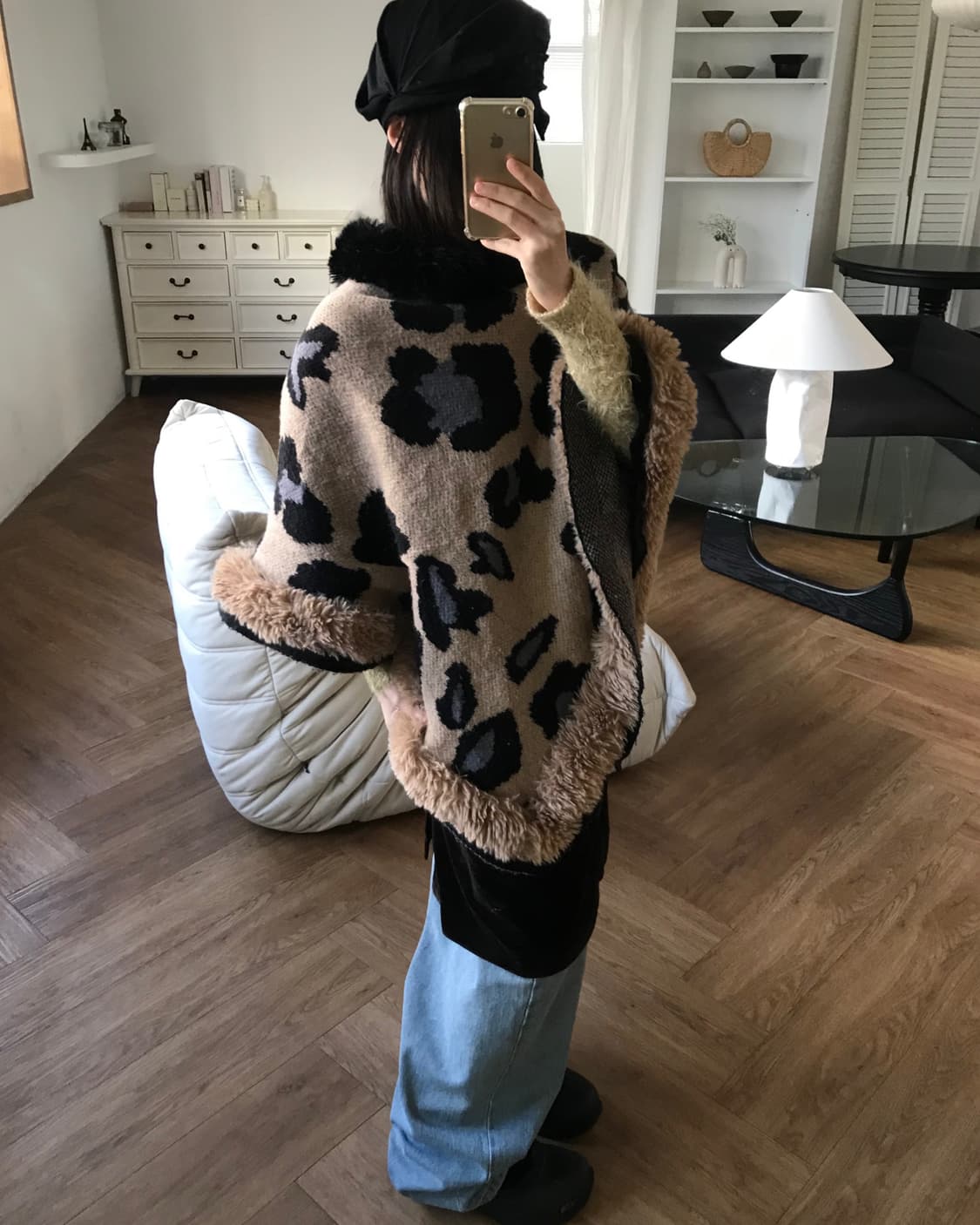 vintage fur cape 상품이미지1