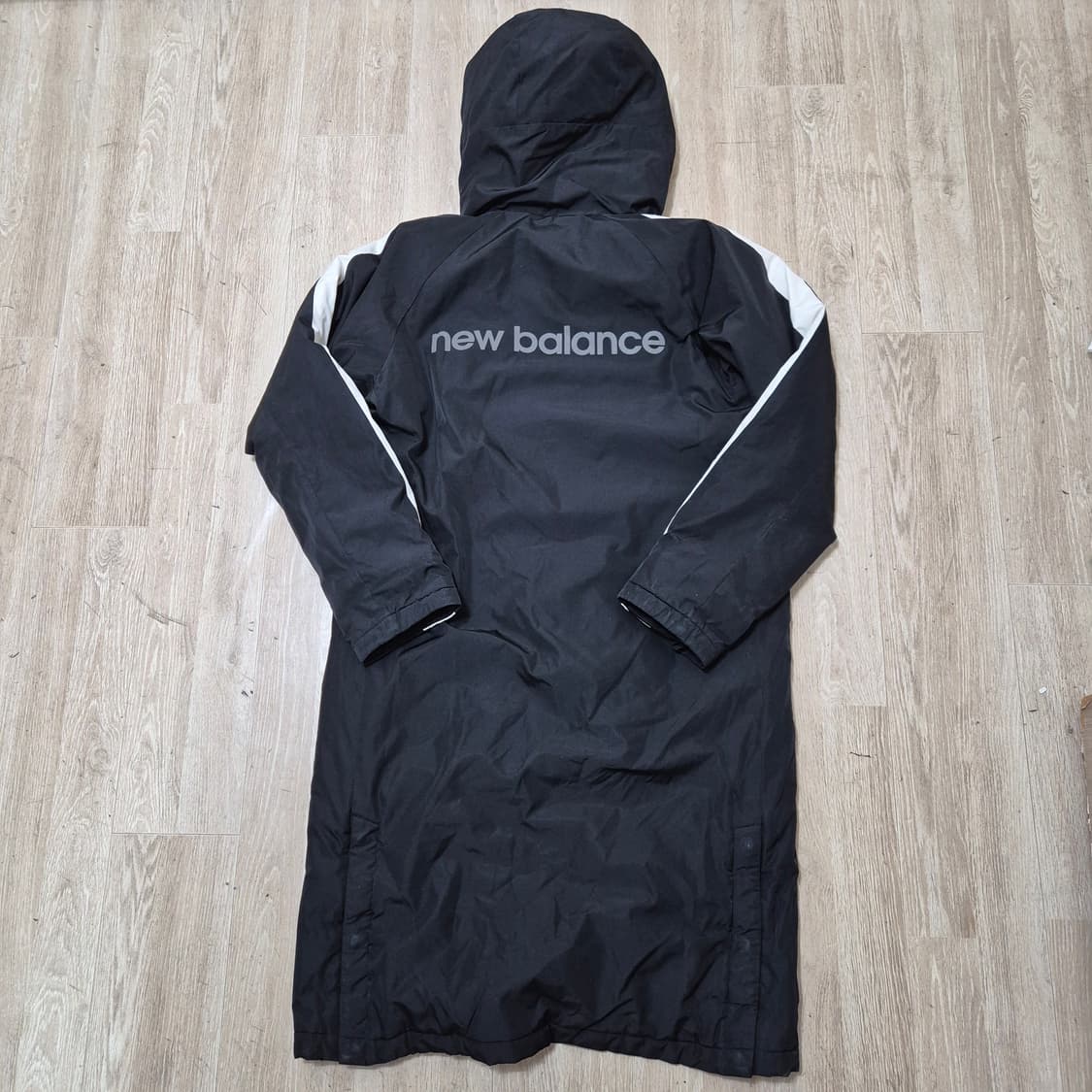 뉴발란스 사이드라인 다운 후드 롱패딩 점퍼 상품이미지5