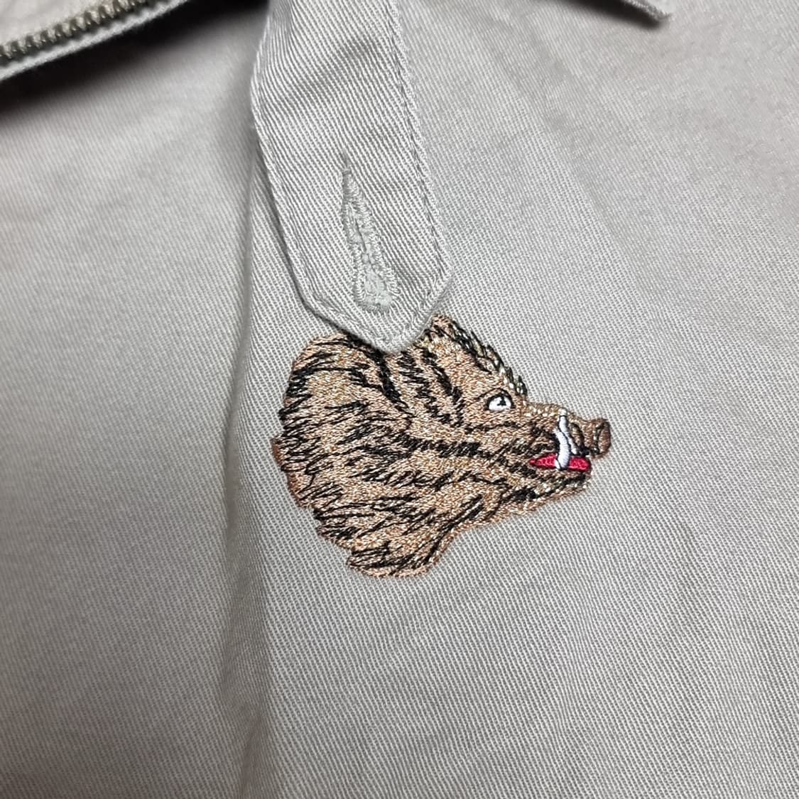 빈티지 랜즈앤드 베이지색 면자켓 점퍼(44) 상품이미지6