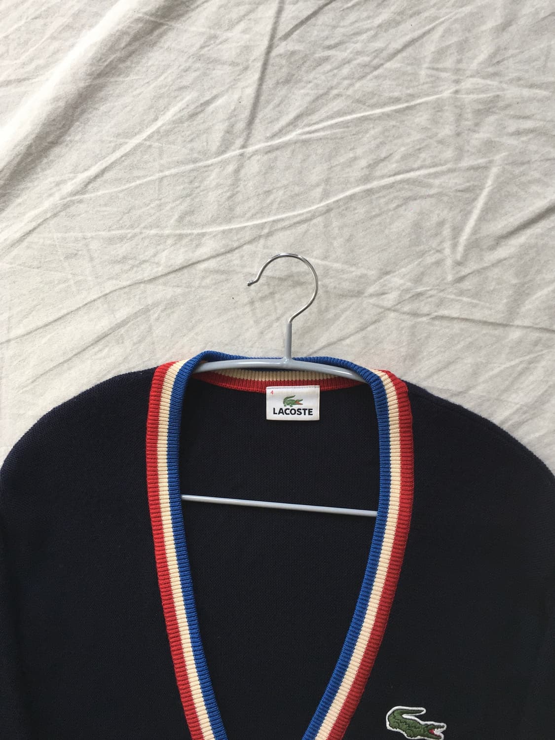 라코스테 배색 가디건 상품이미지4