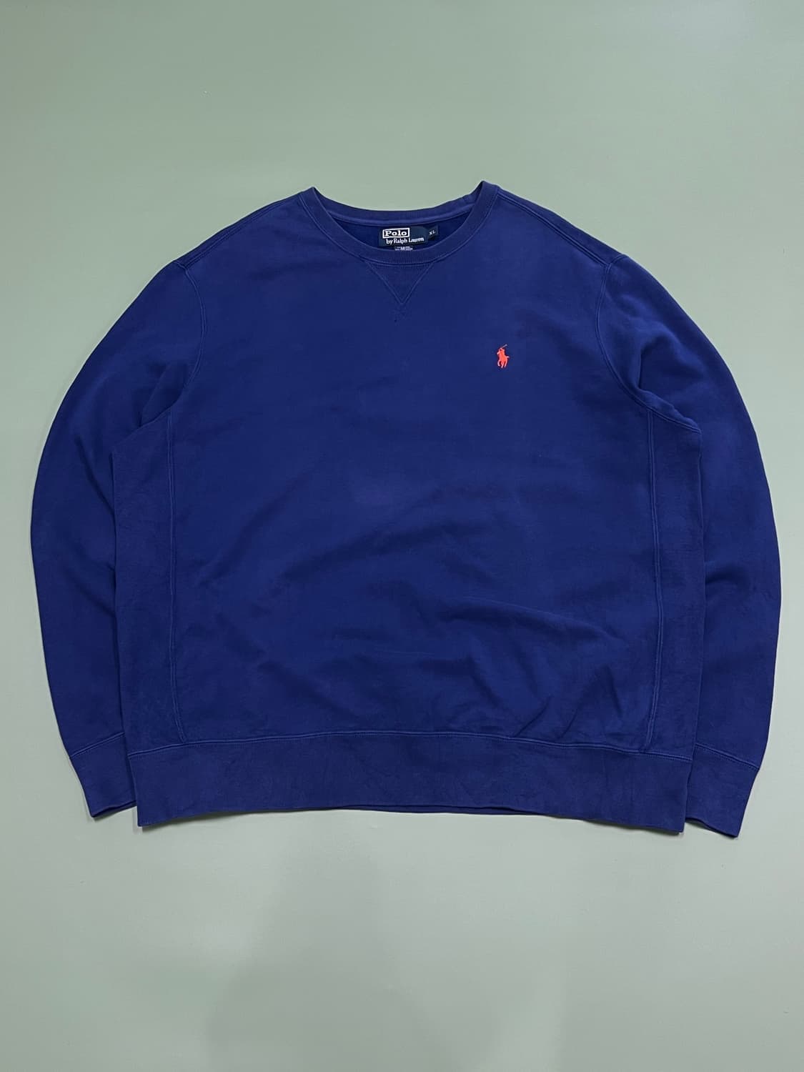 (XL) 폴로 랄프로렌 라운드 맨투맨 네이비 상품이미지2