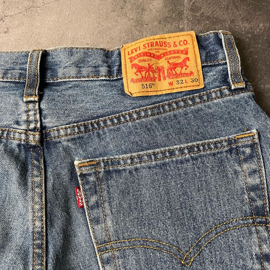 LEVI'S 리바이스516 레귤러 스트레이트핏 데님 팬츠 A00681 상품이미지9