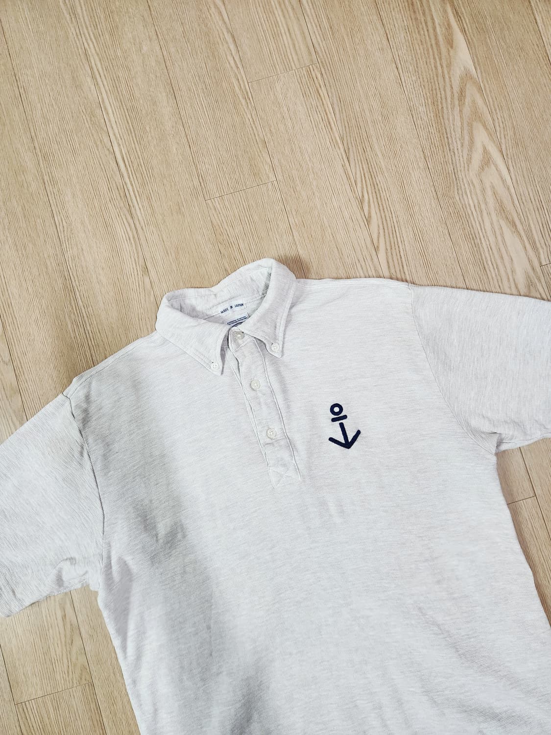 Boat House japan 라이트 그레이 칼라 티셔츠 상품이미지2