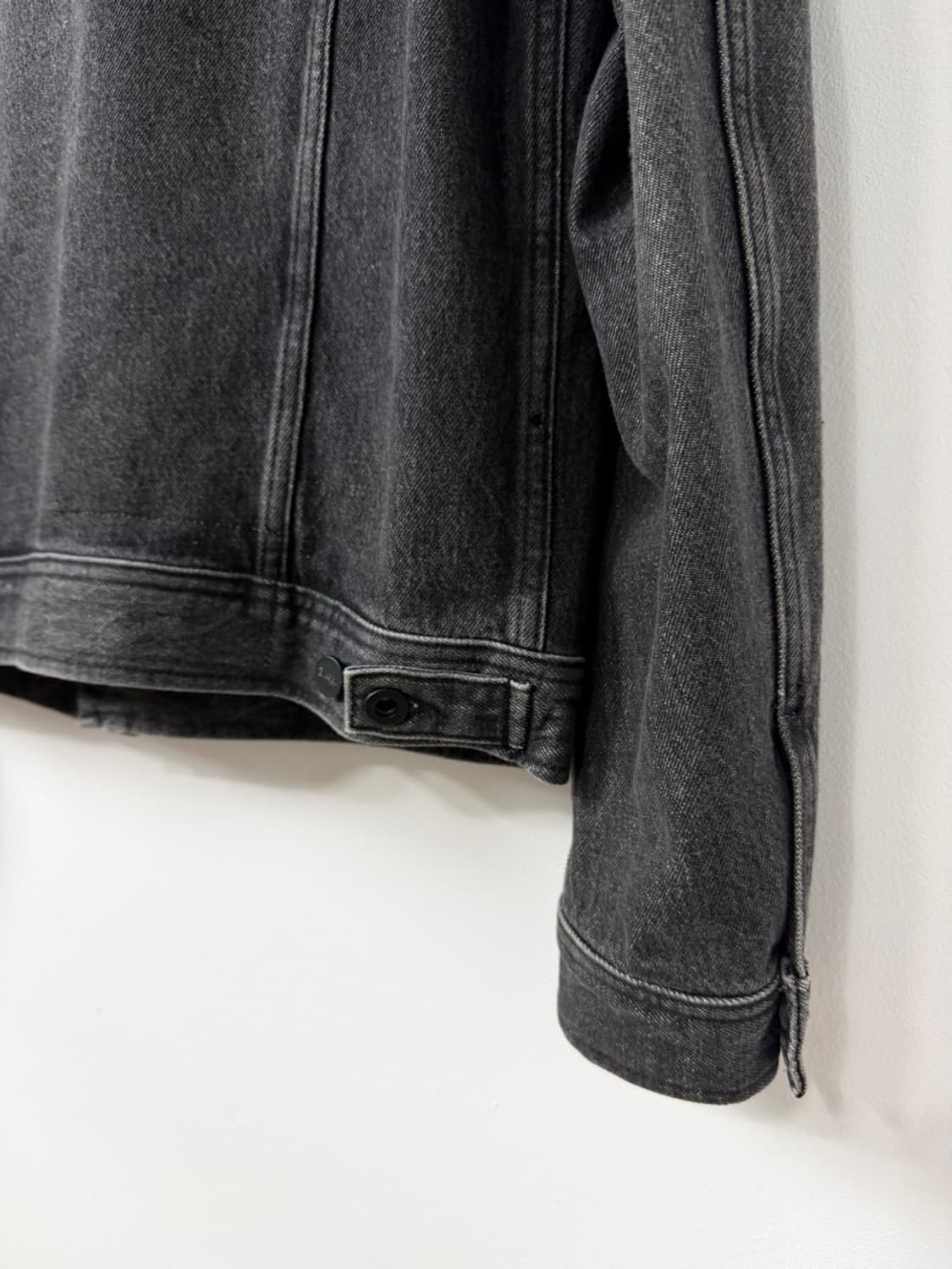 디젤 흑청 데님 트러커 자켓  상품이미지5