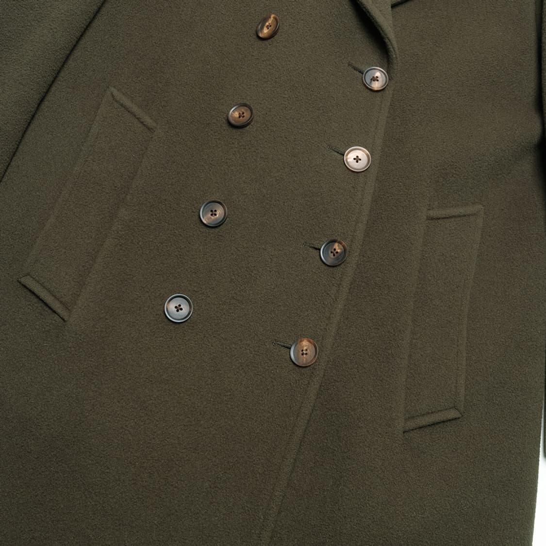 beaver melton long p-coat  상품이미지4