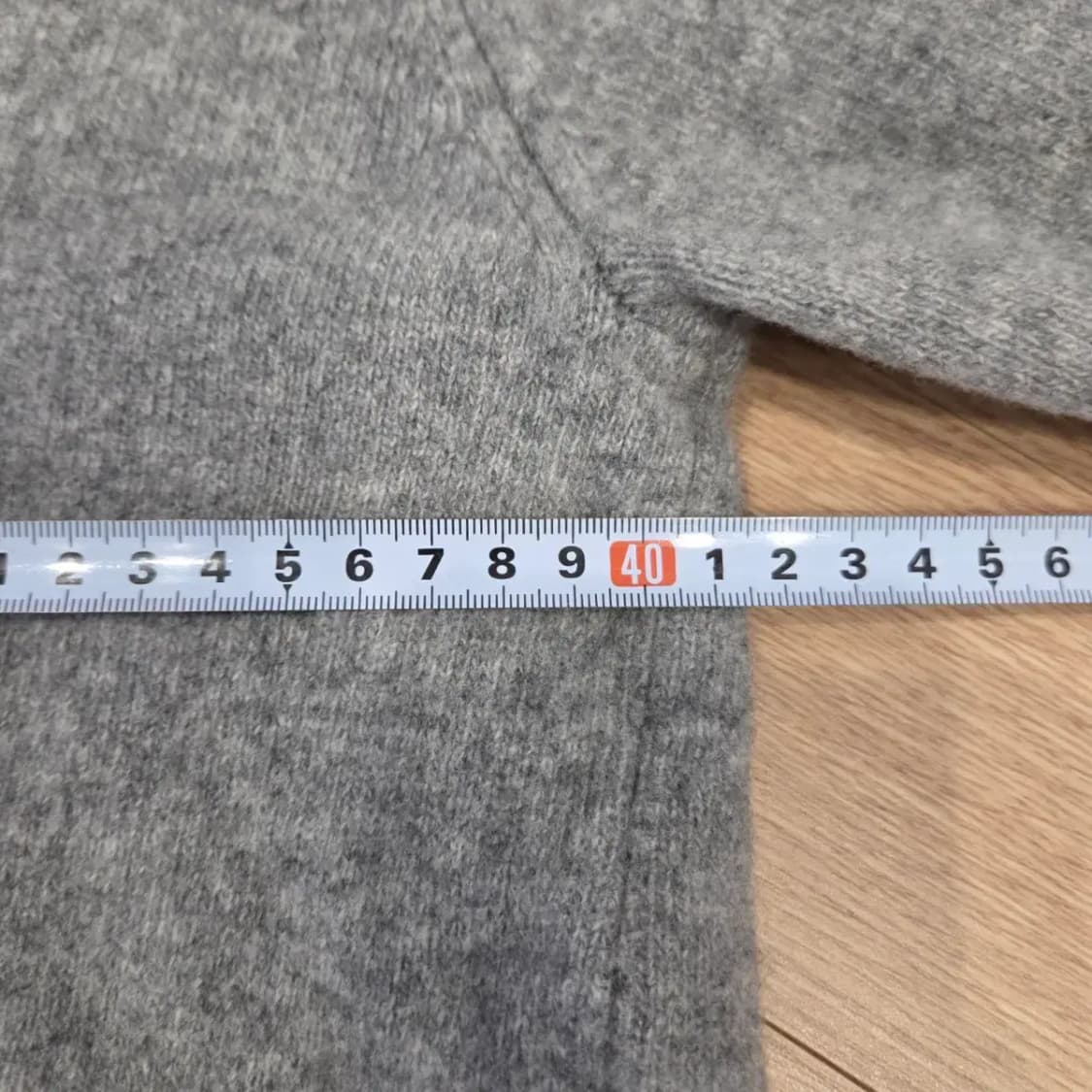 소울 스누피 자수 울 가디건 회색 상품이미지8