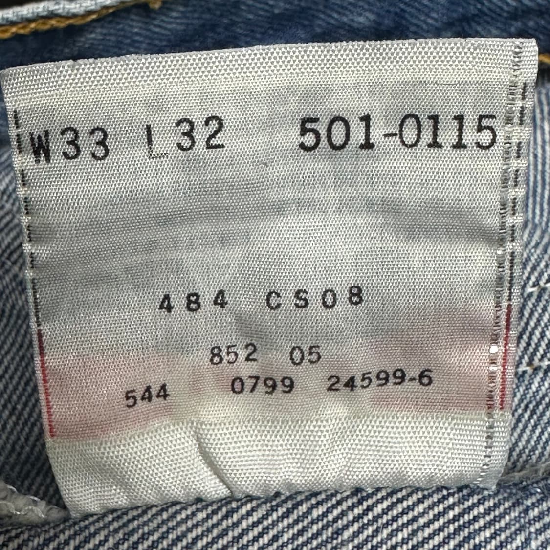 빈티지 90년대 리바이스 501 USA 상품이미지5