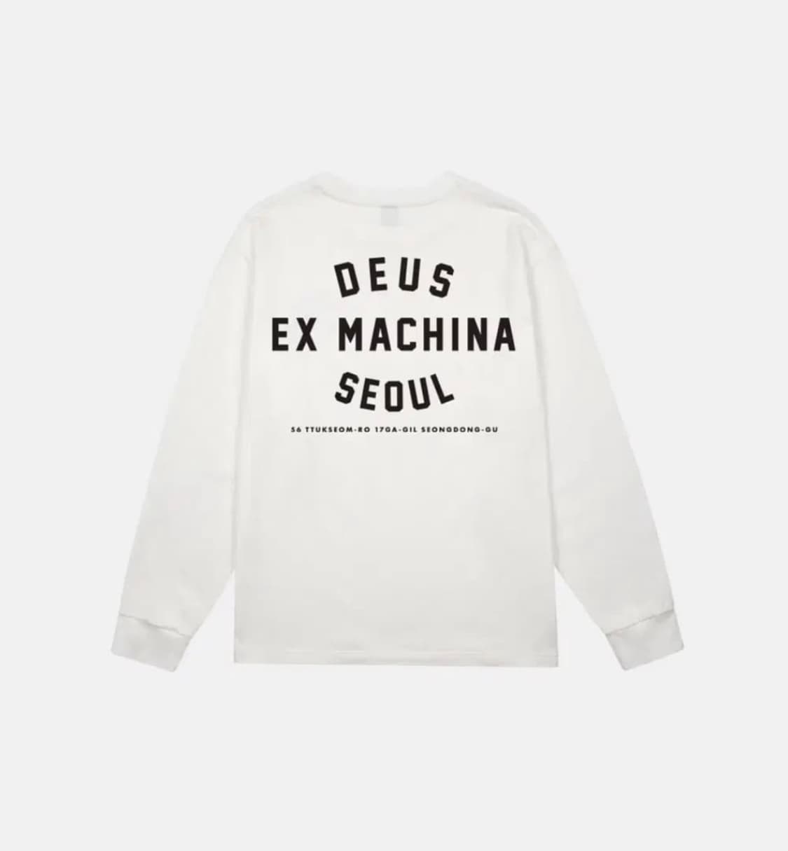 새상품) 데우스 엑스 마키나 서울 2XL 롱슬리브 / 화이트, 블랙 상품이미지1
