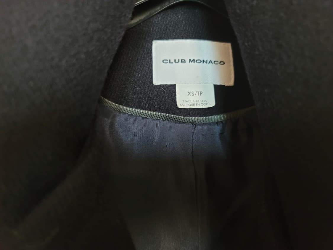 클럽모나코 울100 피코트 여성 아우터 하프코트 다크네이비 상품이미지4