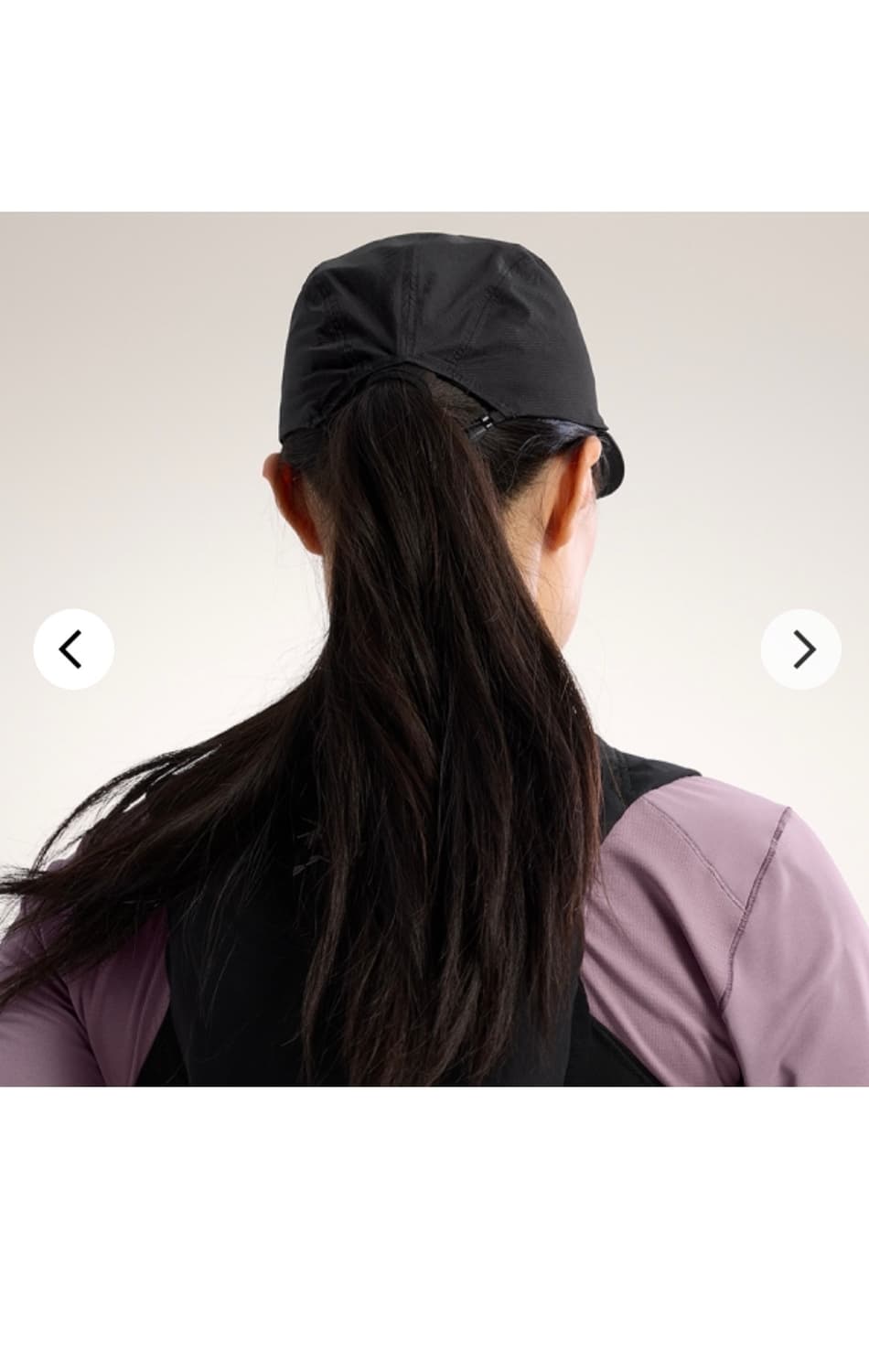 아크테릭스 블랙 캡모자 러닝캡 노반 레귤러 브림햇 상품이미지5