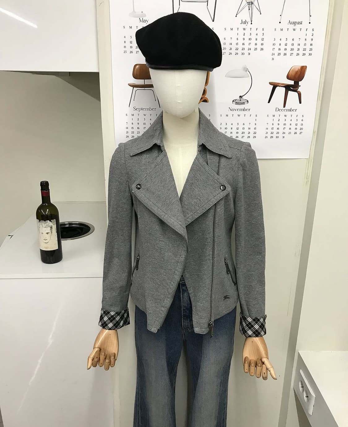 버버리 로고 코튼 라이더 자켓 상품이미지7