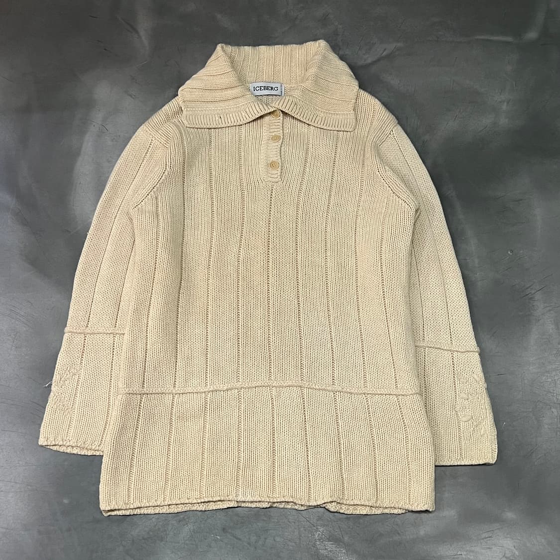 아이스버그 하프버튼 니트 y15538 상품이미지1