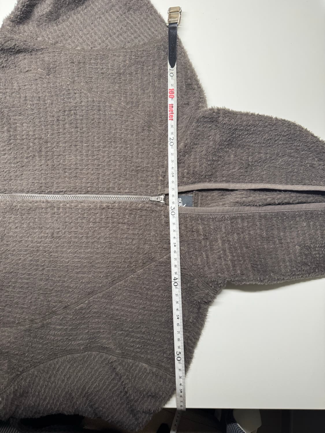 (M) 선러브 플리스 후드 집업 브라운 / sunlove 상품이미지4