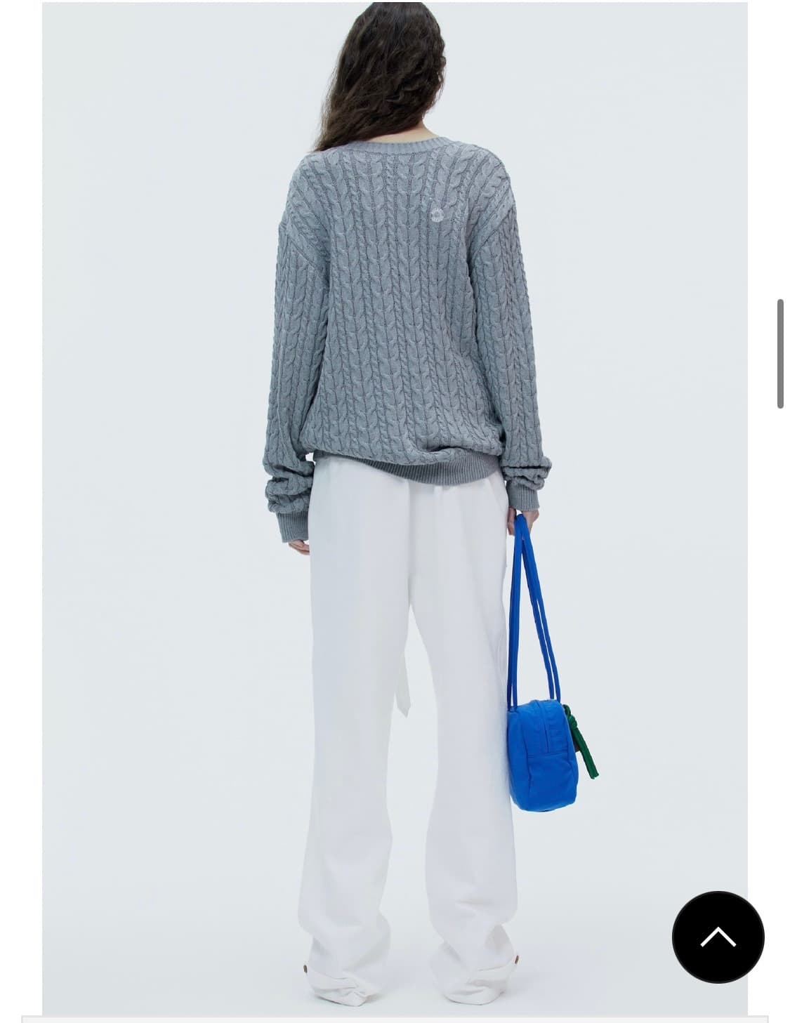 노앙(nohant) two way cable knit 새상품 팝니다. 상품이미지4