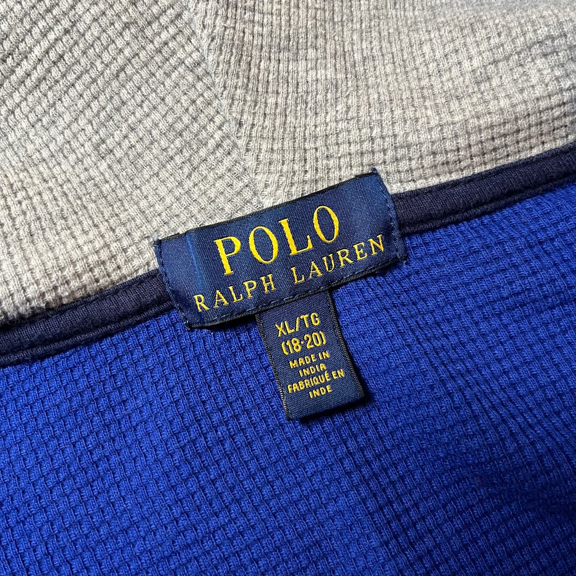 폴로랄프로렌 와플 후드집업 상품이미지8