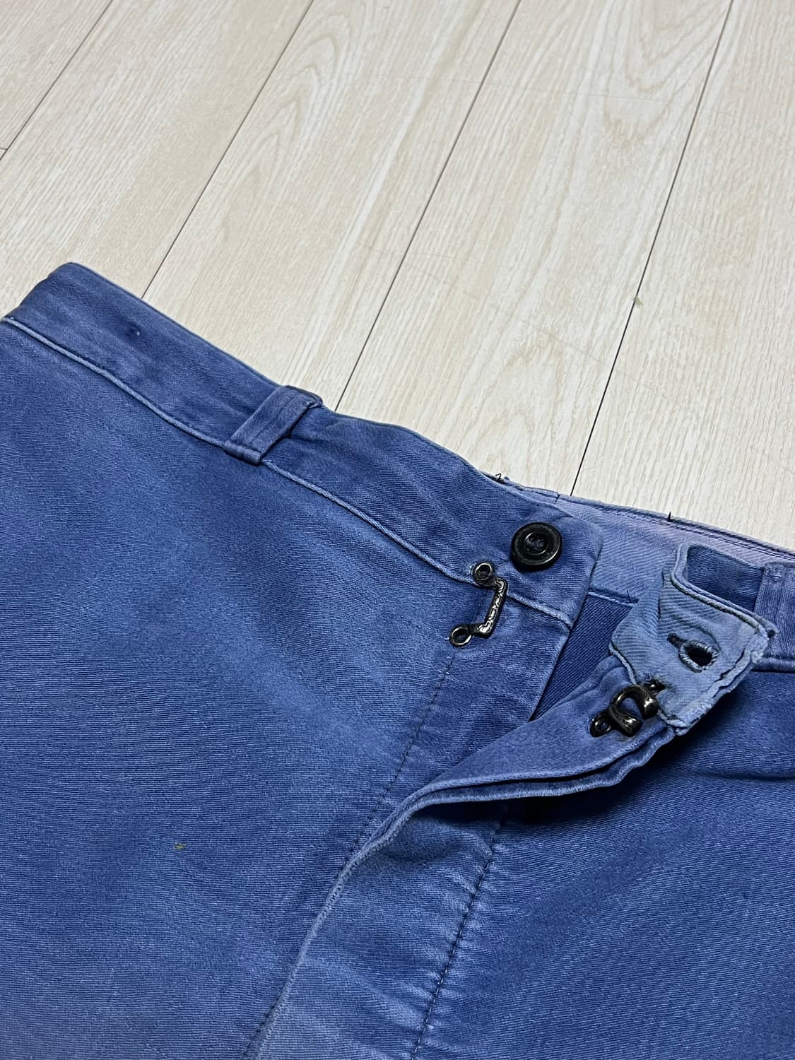 80s빈티지에이징 프렌치워크팬츠 몰스킨 약33사이즈 상품이미지6