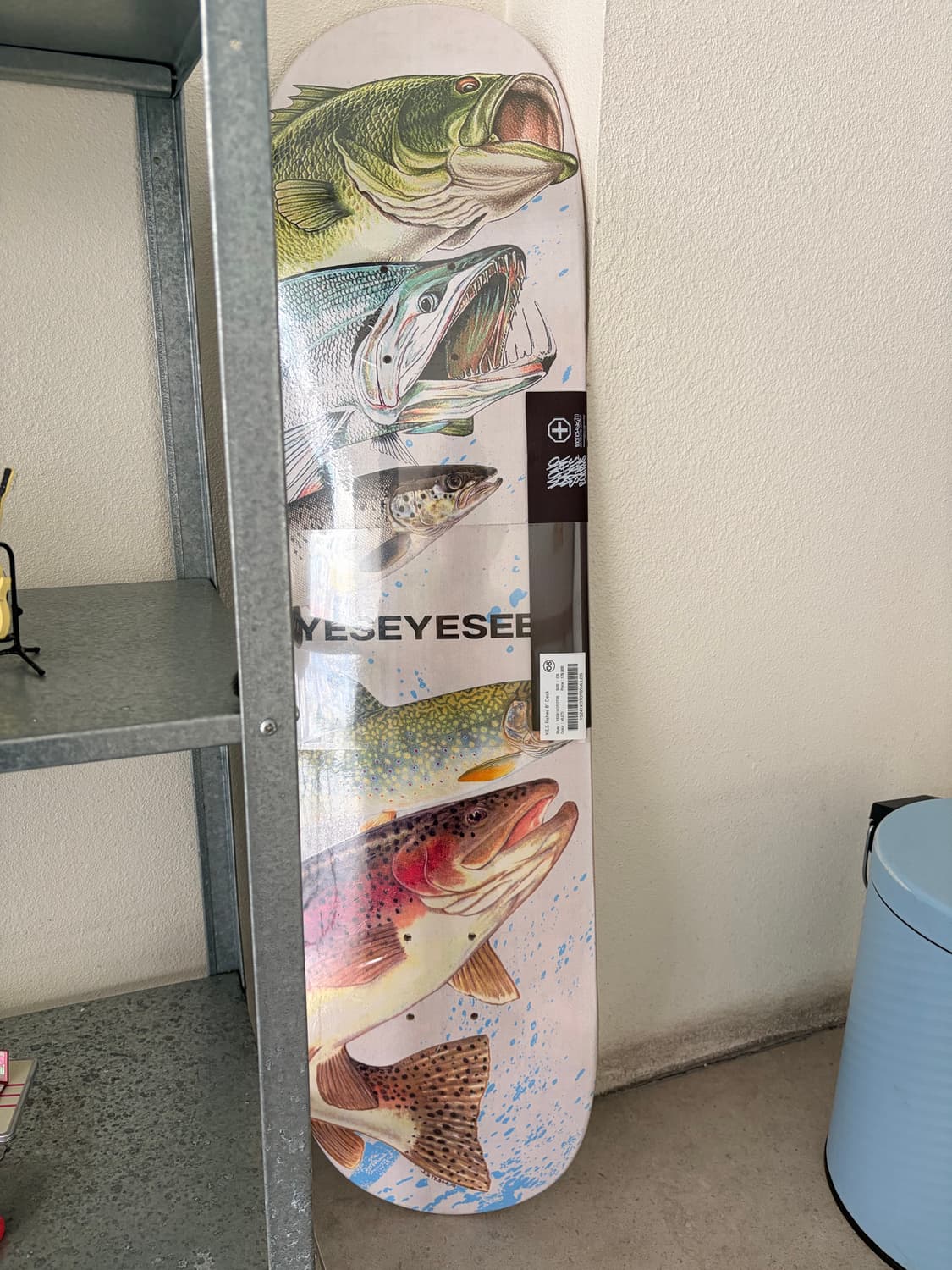 YESEYESEE 피쉬 8인치 스케이트보드 데크 상품이미지1