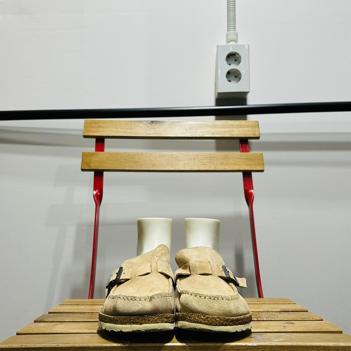 230) 버켄스탁 뮬 여성 여자 슬리퍼 버클리 스웨이드 벨트 상품이미지2