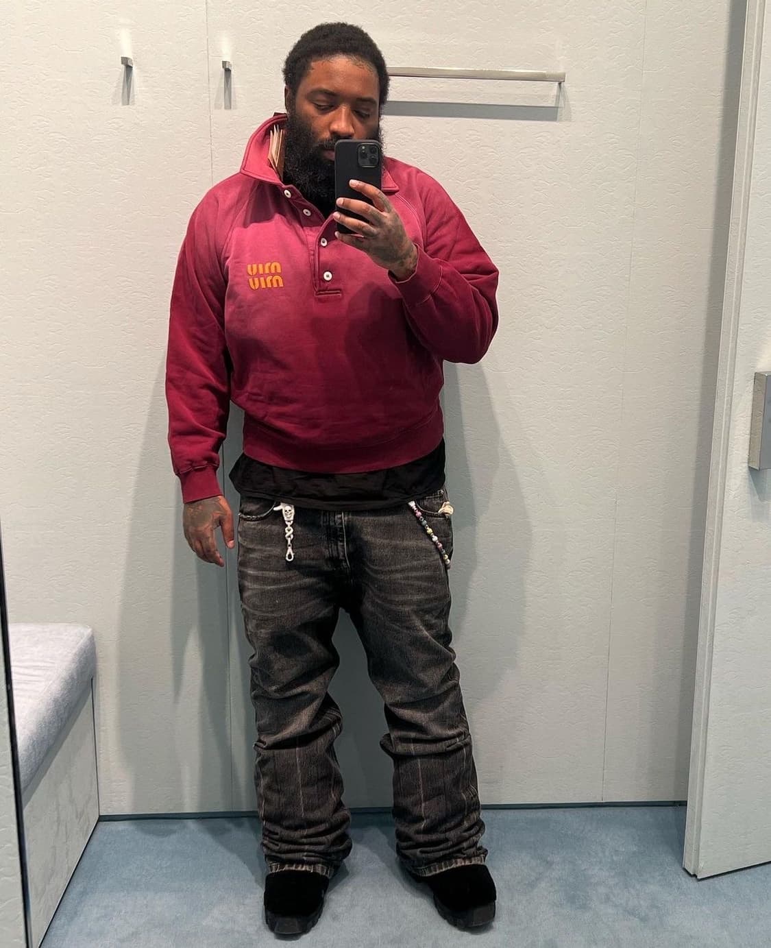 미우미우 비텔로 레더 숄더백 상품이미지2