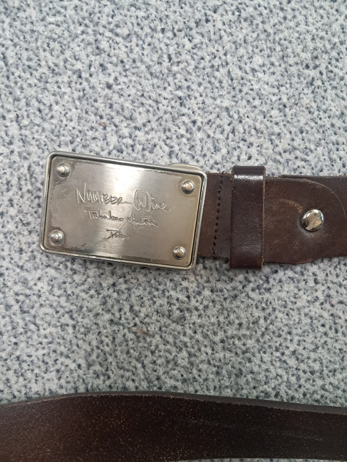 넘버나인가죽벨트 상품이미지2