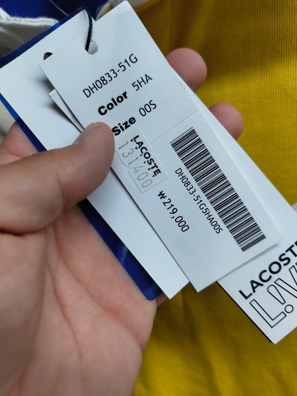 S/100)Lacoste L!VE 라코스테  럭비 PK셔츠 팝니다 상품이미지6