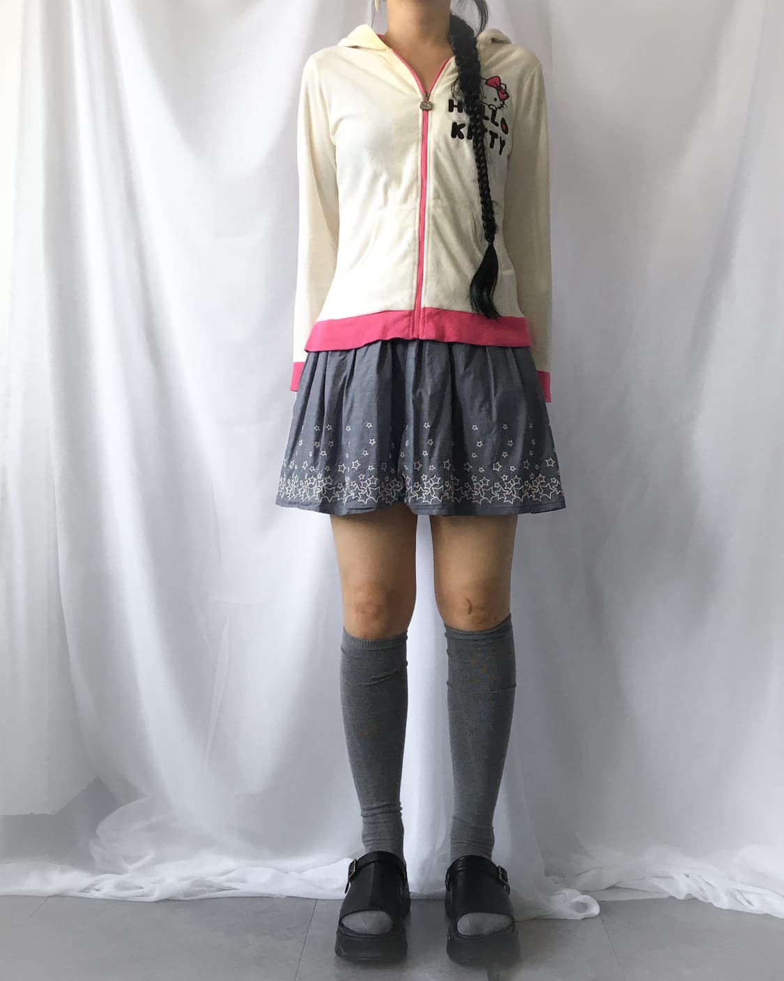 Star pattern mini skirt 상품이미지5