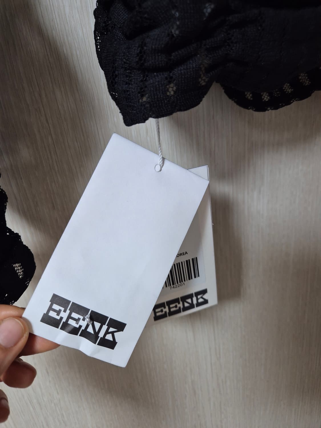 (새제품) EENK 잉크  top 잉크 시스루 탑  XS 상품이미지6