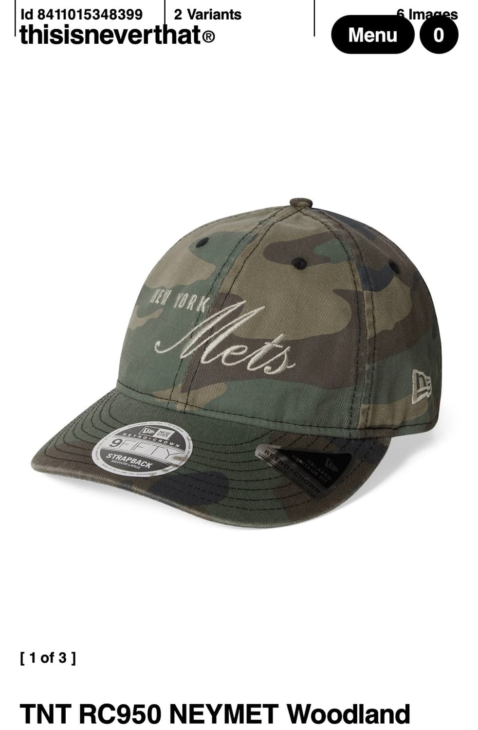 디스이즈네버댓) TNT RC950 NEYMET Woodland F 상품이미지1