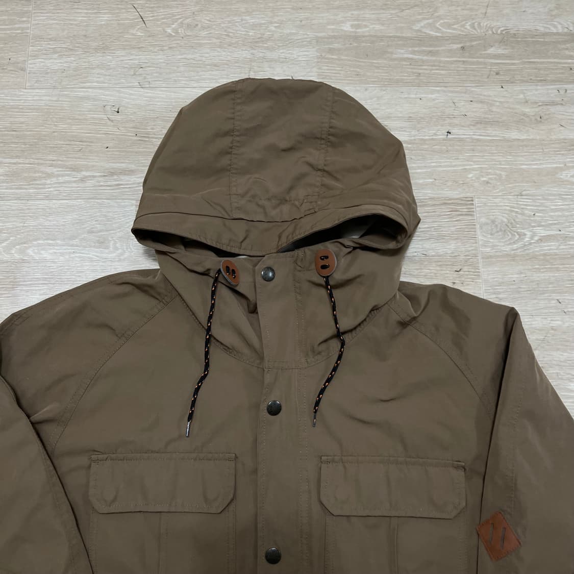 H&M 멀티 포켓 후드 마운틴 야상 파카 자켓 [브라운] XL/105 상품이미지2