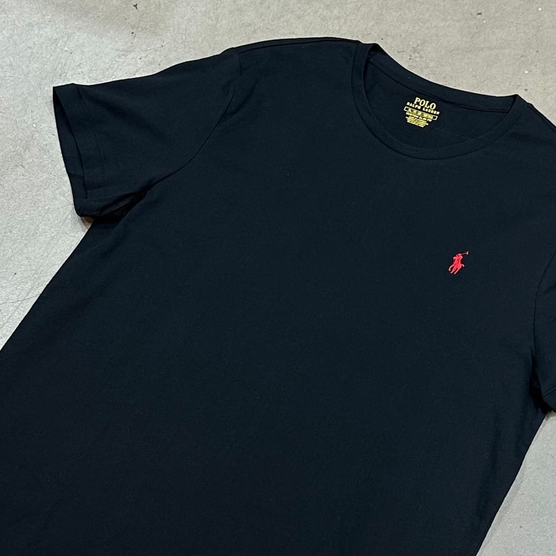 XL 새상품 폴로랄프로렌 커스텀 슬림핏 블랙 반팔티  상품이미지1