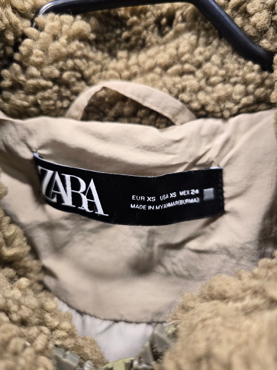 자라 양털 덤블 패딩 후드 점퍼 55~66 상품이미지6