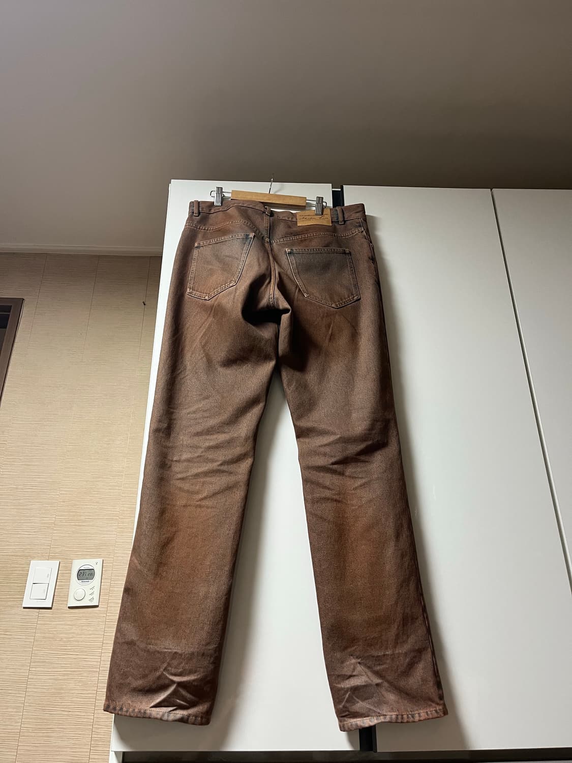 [S] 마틴로즈 오버다이드 스트레이트 데님팬츠 상품이미지2