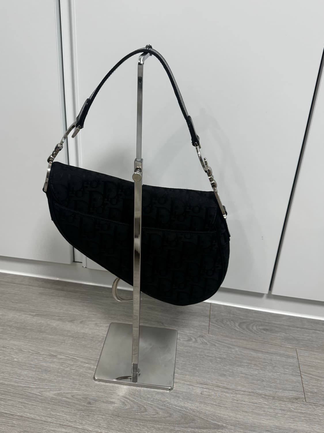 디올 Dior 새들백 존갈리아노 빈티지 블랙실버 상품이미지6