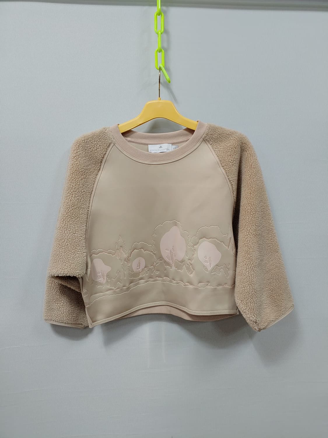 아디다스 스텔라 맥카트니 크롭 플리스 셔츠 상품이미지1