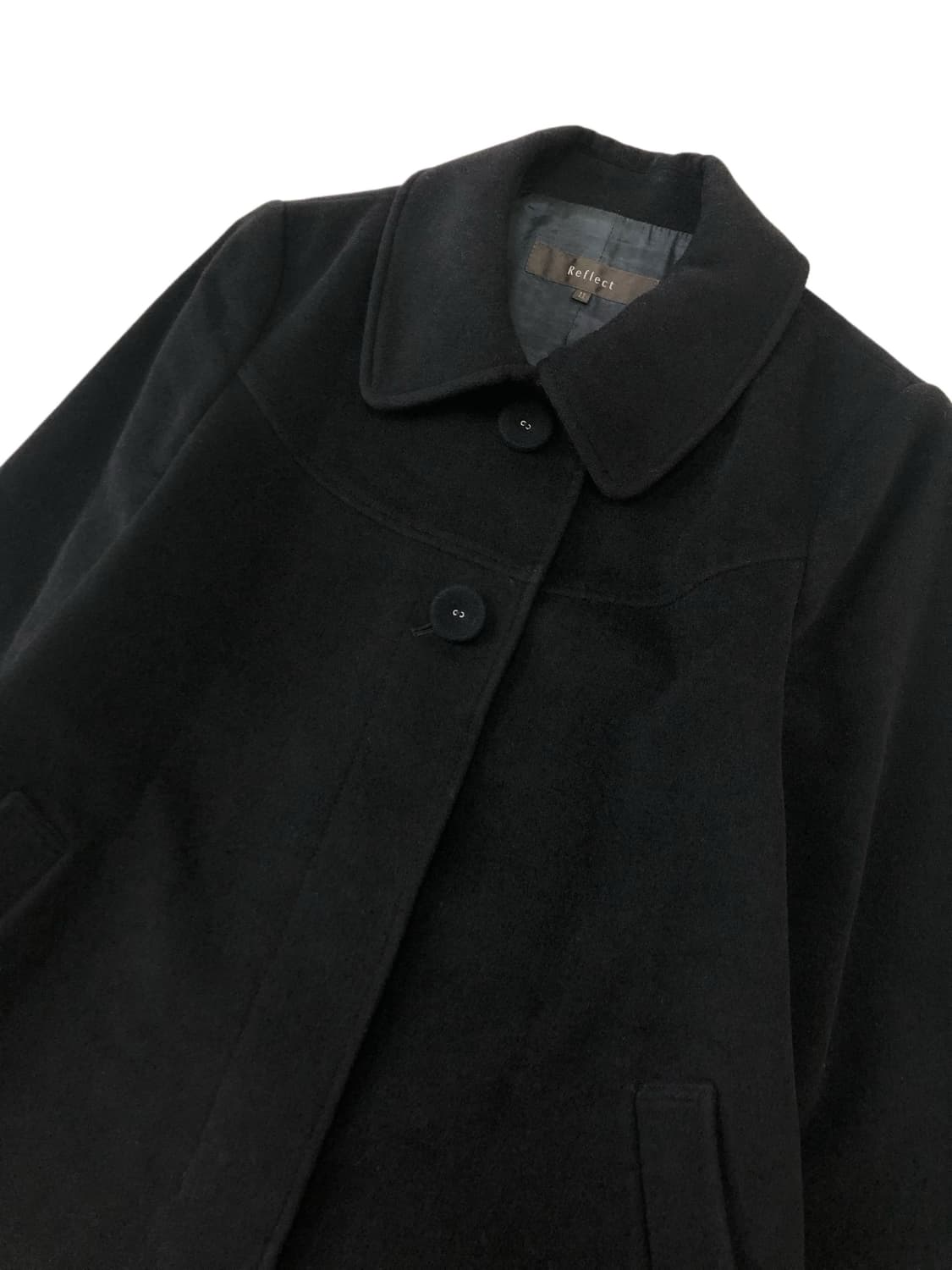 reflect 블랙 미디 코트 상품이미지9