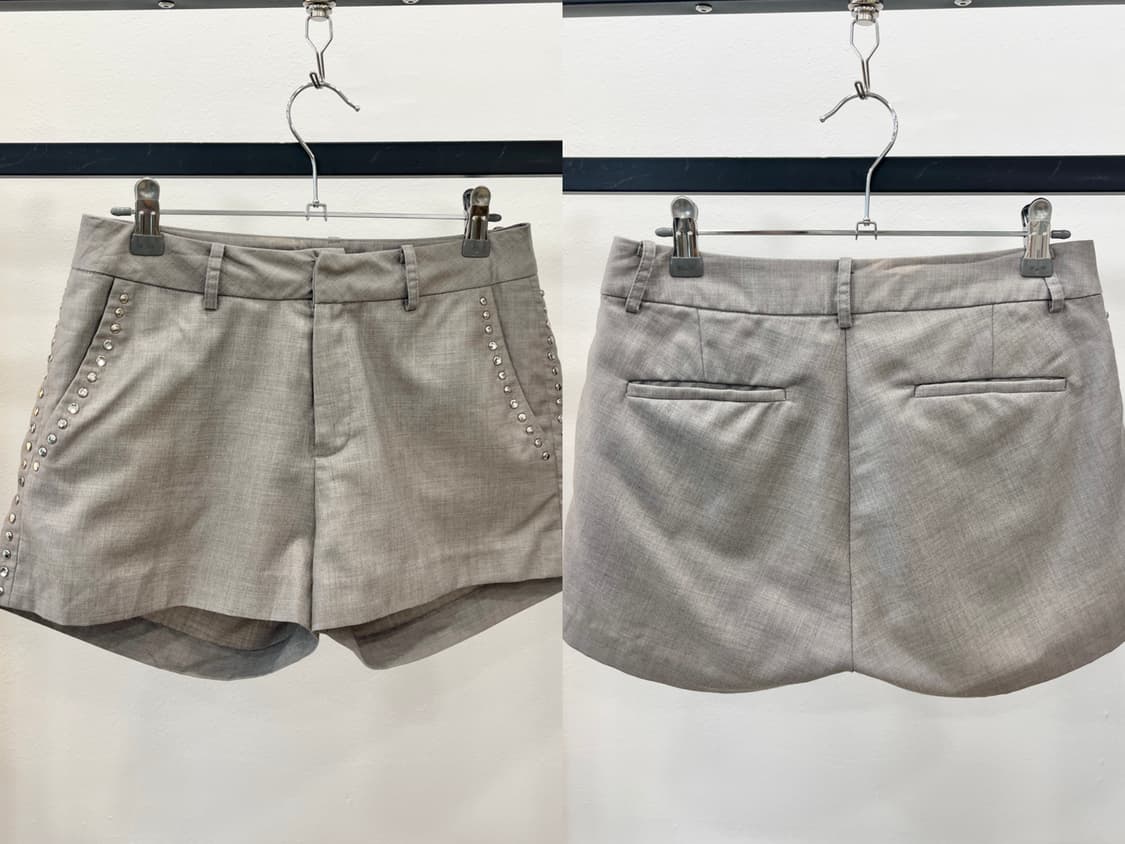Chic stud grey short pants 상품이미지7