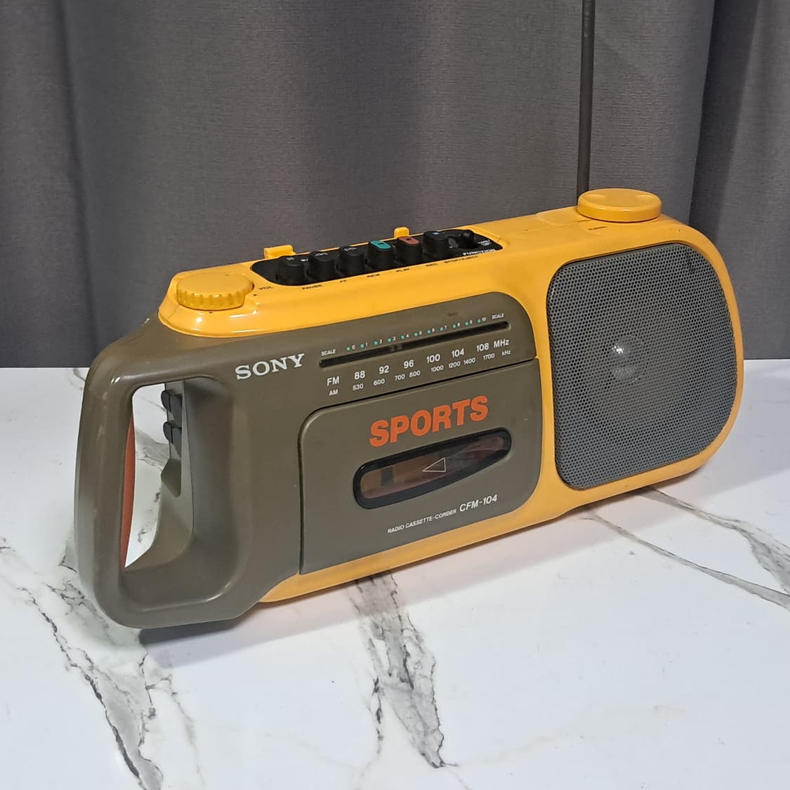 SONY 빈티지 카세트레코더 붐박스 CFM-104 상품이미지2