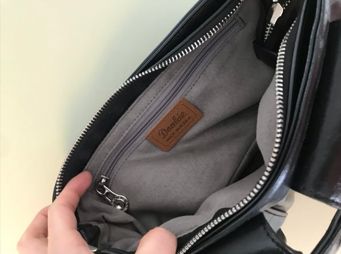 돈키 코니 블랙 숄더백 가죽 가방 상품이미지2