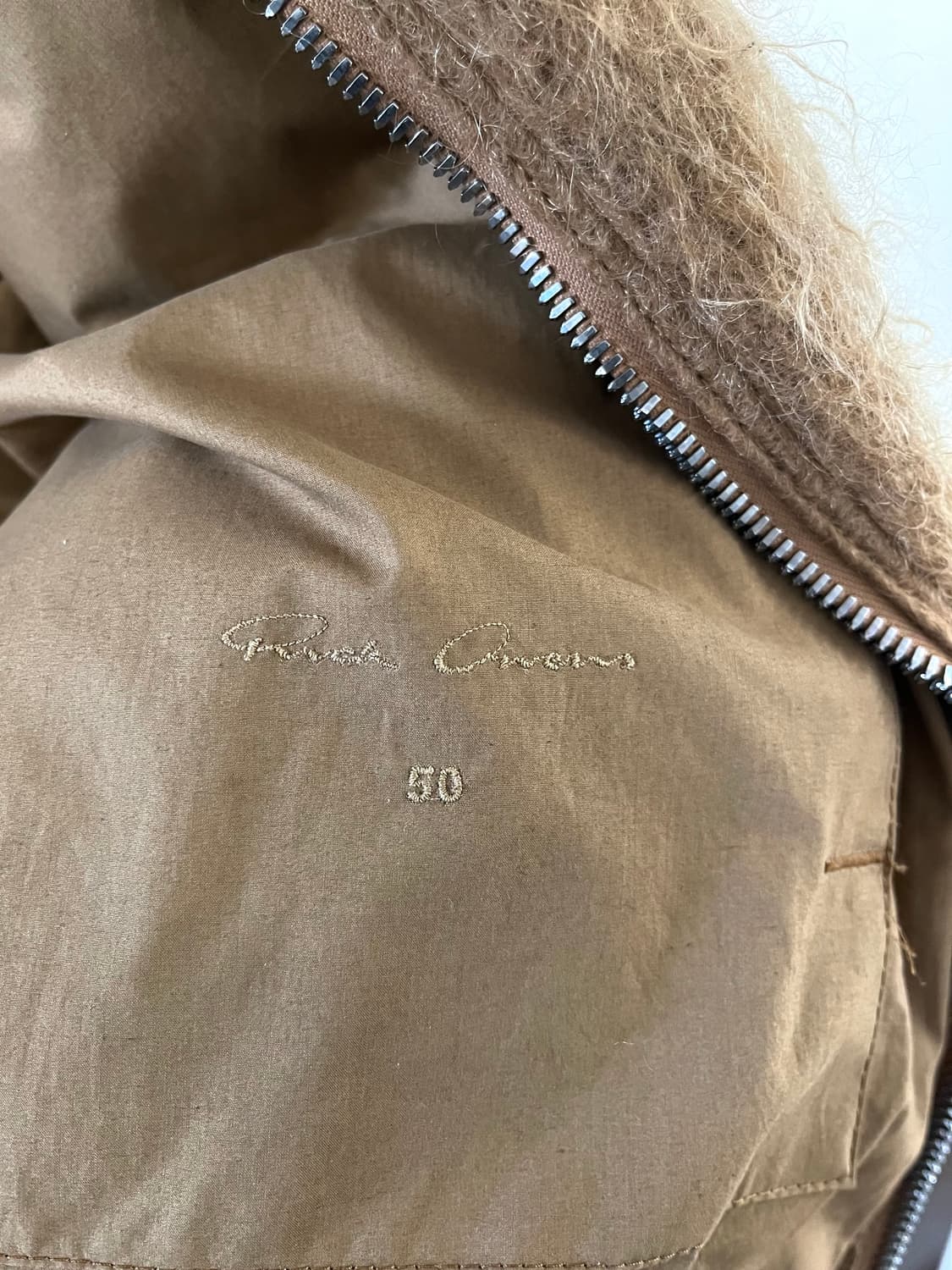 릭오웬스 2016FW 모헤어 퍼 봄버 자켓 상품이미지5