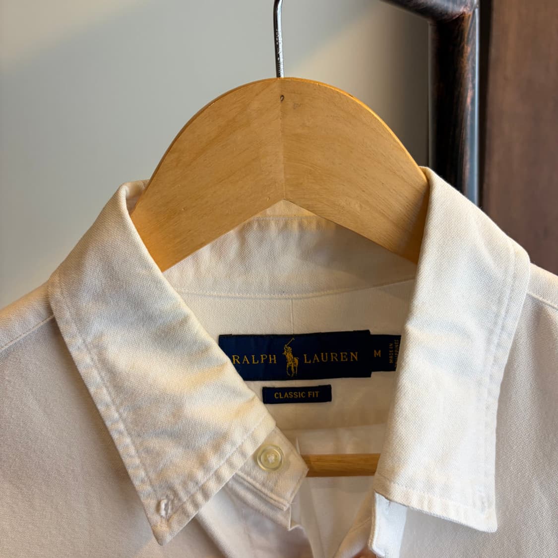 16340 - 폴로 랄프로렌 화이트 빅로고 셔츠 상품이미지5